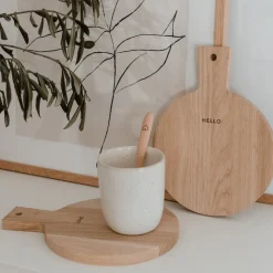 Eulenschnitt Mini-Schneidebretter Hello & Love Eiche 2er-Set