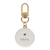 Eulenschnitt Schlüsselanhänger Papa