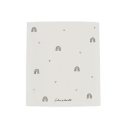 Eulenschnitt Schwammtücher Regenbogen 3er-Set weiß