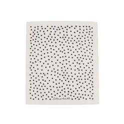 Eulenschnitt Schwammtücher Punkte 3er-Set weiß