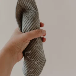 Eulenschnitt Schwammtücher Lebe – Liebe – Lache 3er-Set grau