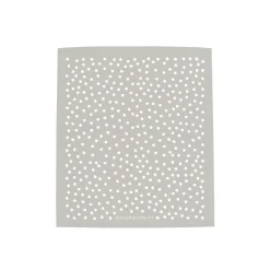 Eulenschnitt Schwammtücher Punkte 3er-Set grau