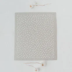 Eulenschnitt Schwammtücher Punkte 3er-Set grau