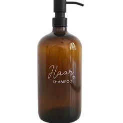 Eulenschnitt Seifenspender Haarshampoo Braunglas 1000 ml