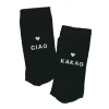 Eulenschnitt Socken Ciao Kakao schwarz Größe 43-46