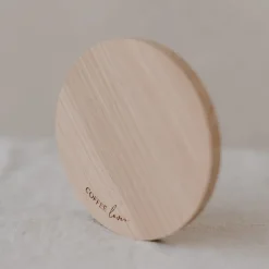 Eulenschnitt Untersetzer Coffee Lover Eichenholz