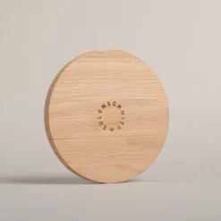 Eulenschnitt Untersetzer aus Eiche Hase