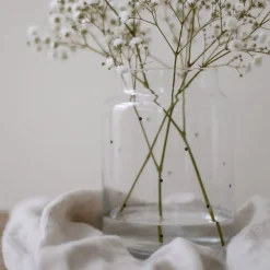 Eulenschnitt Vase aus Glas Punkte Groß