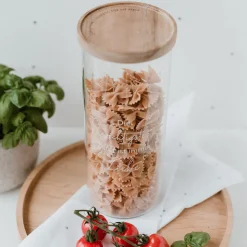 Eulenschnitt Vorratsglas Liebe 25 cm weiß