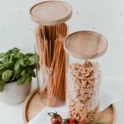 Eulenschnitt Vorratsglas Liebe 25 cm weiß