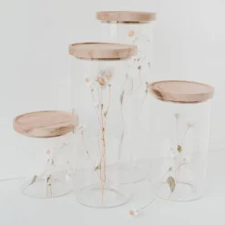 Eulenschnitt Vorratsglas Liebe 25 cm weiß