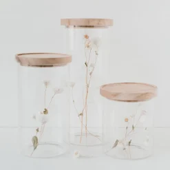 Eulenschnitt Vorratsglas Herz weiß 13 cm