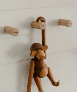 Eulenschnitt Wandhaken Familie 3er Set