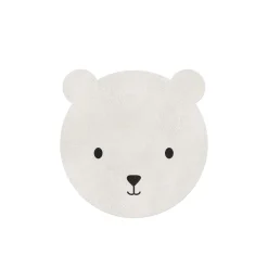 Eulenschnitt waschbarer Kinderteppich Bär