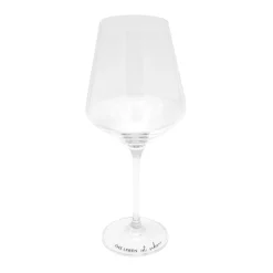 Eulenschnitt Weinglas Das Leben ist schön