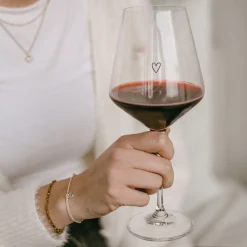 Eulenschnitt Weinglas Herz 490 ml