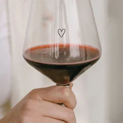 Eulenschnitt Weinglas Herz 490 ml