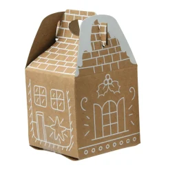 Geschenkverpackung Lebkuchenhaus 4er-Set