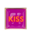 Glasteller Kiss pink klein