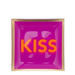 Glasteller Kiss pink klein