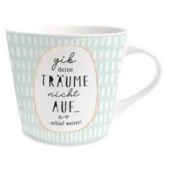 Goldtasse Gib Deine Träume nicht auf!