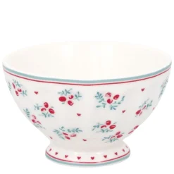 Greengate French Bowl Belia weiß mittel