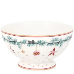 Greengate French Bowl Juana weiß groß