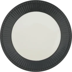 Greengate Frühstücksteller Alice dunkelgrau