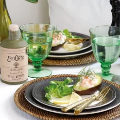 Greengate Frühstücksteller Alice dunkelgrau