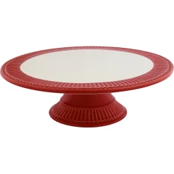 Greengate Tortenplatte Alice rot