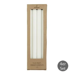 IB Laursen 4er-Set Adventskerzen 1 - 4 weiß