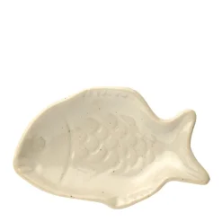 Ib Laursen Fisch Schale cremefarben klein