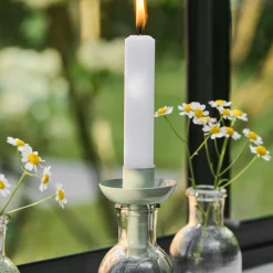 Ib Laursen Flaschen-Kerzenhalter für Stabkerzen grün