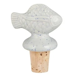 Ib Laursen Flaschenstopfen Fisch hellgrau