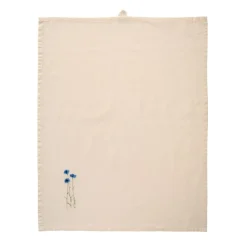 Ib Laursen Geschirrtuch Kornblumen cremefarben