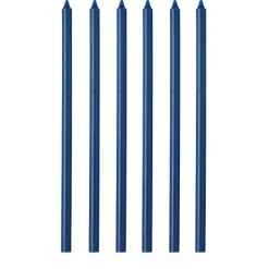 Ib Laursen hohe Stabkerzen Hege cornflower 6er-Set
