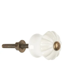 Ib Laursen Keramik Griff Arvid weiß