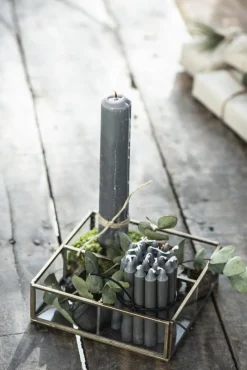 IB Laursen Kerze Rustikal Grau