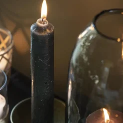 IB Laursen Kerze Rustikal Dunkelgrün