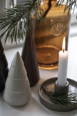 Ib Laursen Kerzenhalter für Stabkerzen dunkelgrau