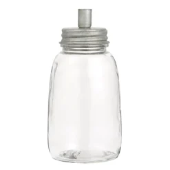 Ib Laursen Kerzenhalter für dünne Stabkerzen zinkfarben