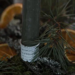 Ib Laursen Spieß für Stabkerze 2er-Set kurz weiß