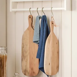 Ib Laursen Spüllappen staubig blau gestrickt