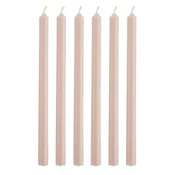 IB Laursen Stabkerzen Hege schmal rosa 6er-Set