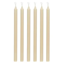 Ib Laursen Stabkerzen Hege schmal naturfarben 6er-Set