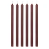 Ib Laursen Stabkerzen Hege schmal dunkelrot 6er-Set