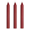 IB Laursen Stabkerzen Rustikal Rot 3er-Set