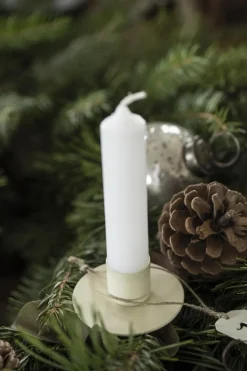 IB Laursen Stabkerzen Rustikal Weiß 6er-Set