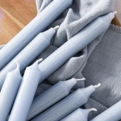 Ib Laursen Stabkerzen Rustikal Hellblau 3er-Set