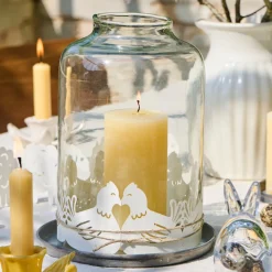 Ib Laursen Stumpenkerze rustikal lemonade mittel